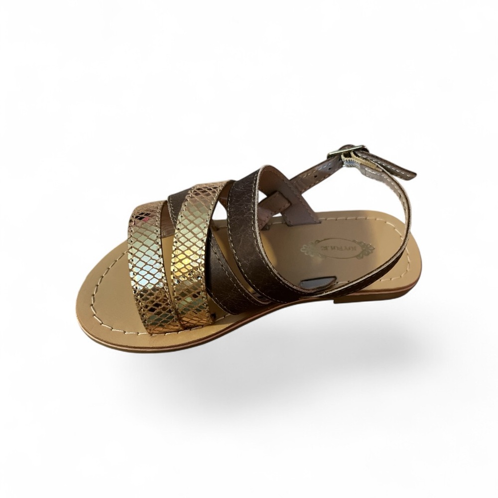 Girls' Metallic Brown Strappy Sandals - Kids